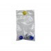Kentekenplaat dopjes blauw met schroeven
